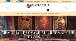 Desktop Screenshot of classicworldrugs.com